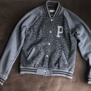 Pink letter jacket